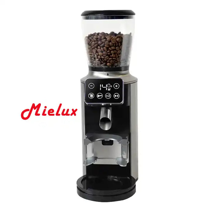 Mielux Stainless Steel Electric Coffee Grinder with Adjustable Settings