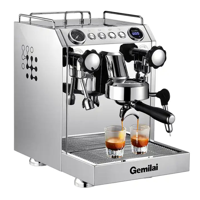 Gemilai CRM3145 15-Bar Stainless Steel Commercial Espresso Machine