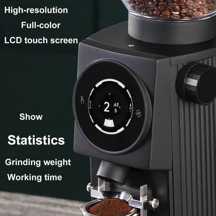 Agma 83mm Aluminum Professional Automatic Coffee Grinder.